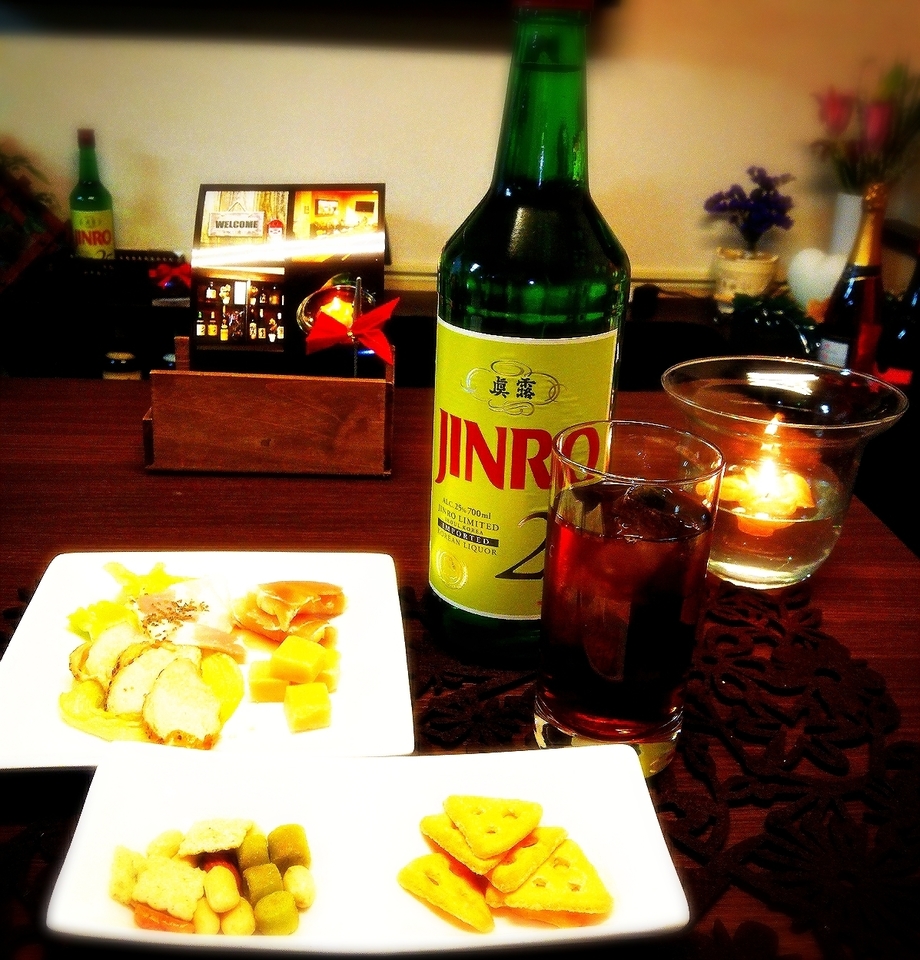 飲み放題          ＊(ハウスボトル)    ＊JINRO＊（２時間＊5000円＊延長1時間  2000円＊）