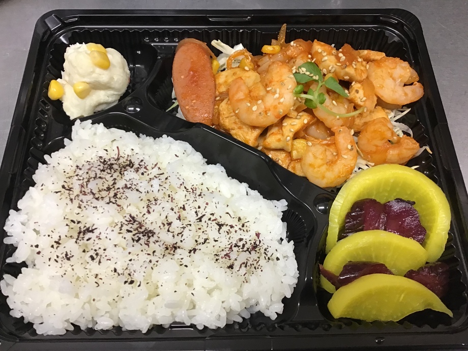 エビチリ弁当