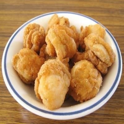 「ホタテから揚げ」（６００円）