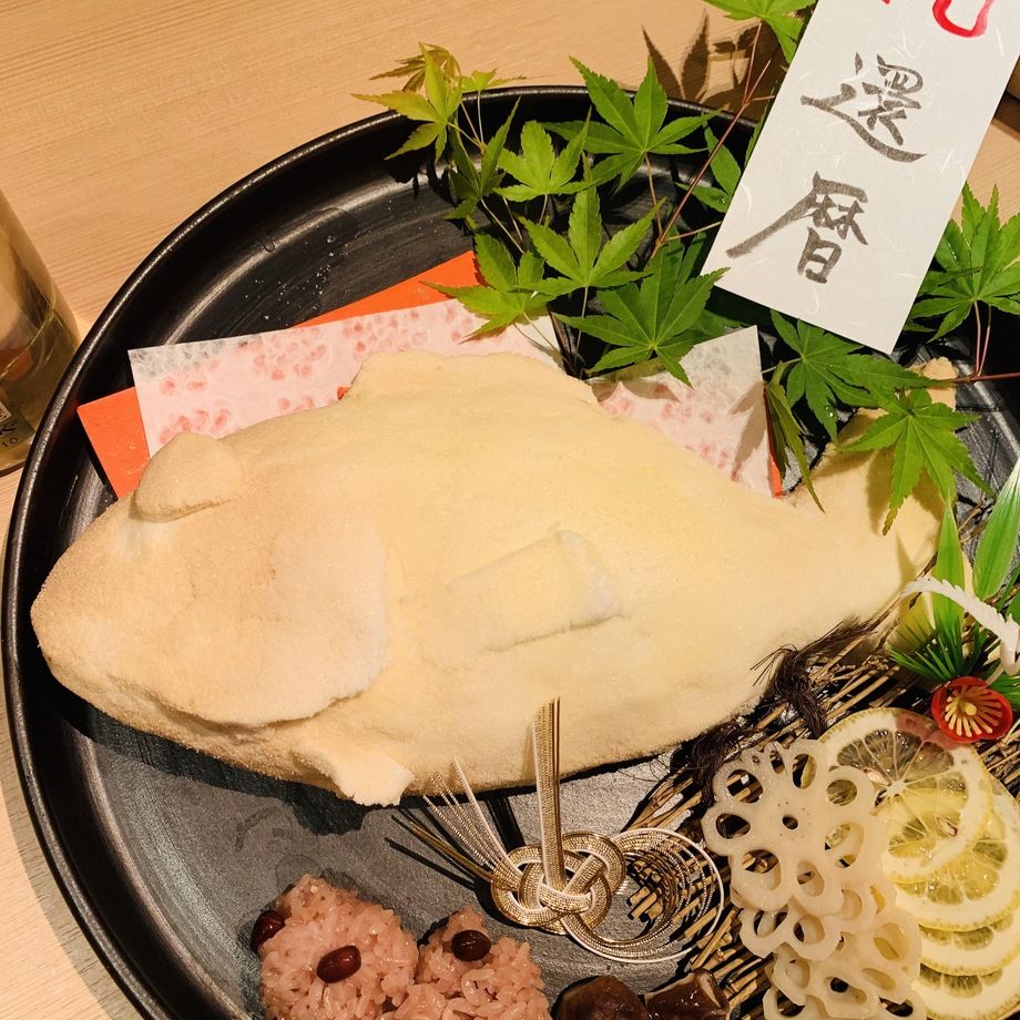 真鯛塩釜焼き