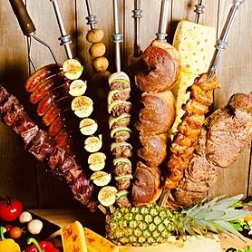 【ディナー】20種類のシュラスコ食べ放題＆ソフトドリンク飲み放題