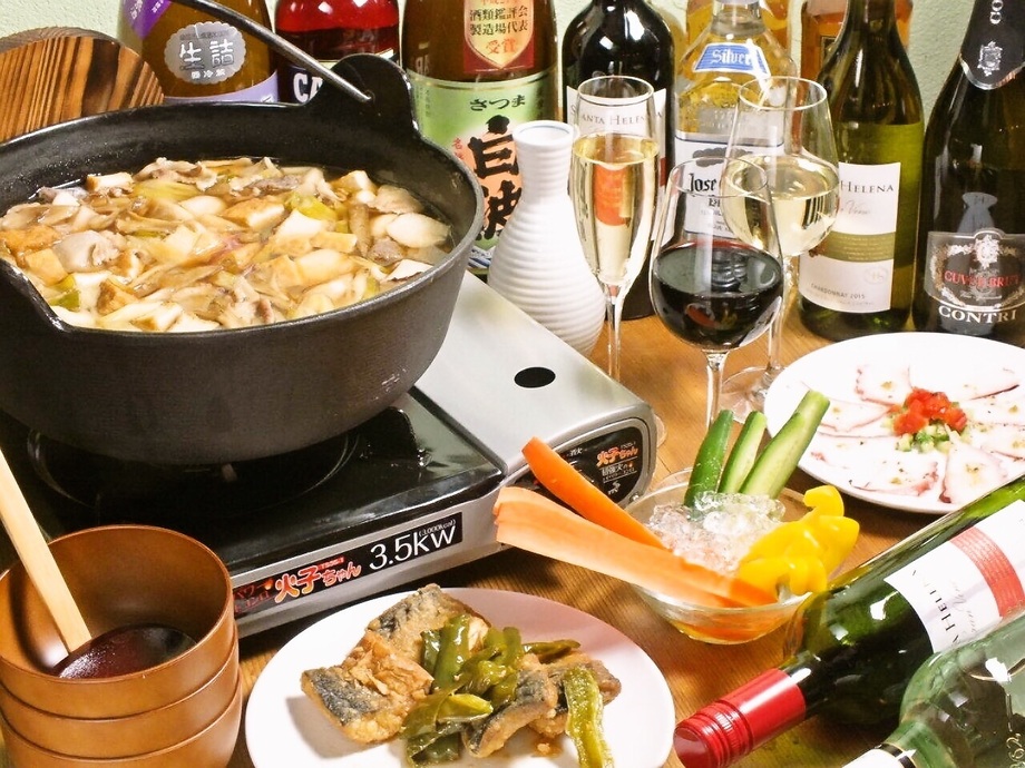 都会のど真ん中で芋煮会