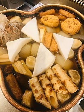 つばき特製出汁のおでん　5点盛