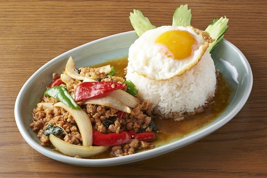 ★バカオライス☆ ガパオライス（鶏ひき肉のホーリーバジル炒め）」｜タイストリート