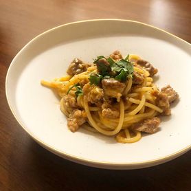 イベリコ豚のパスタ