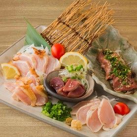 鶏のお造り盛り合わせ　一人前