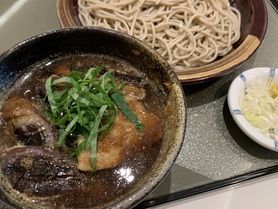 秋茄子と豚肉のみぞれせいろ