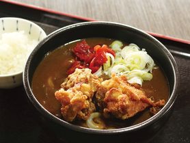 鶏からカレーうどん