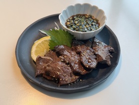 牛ハツ ニラ醤油