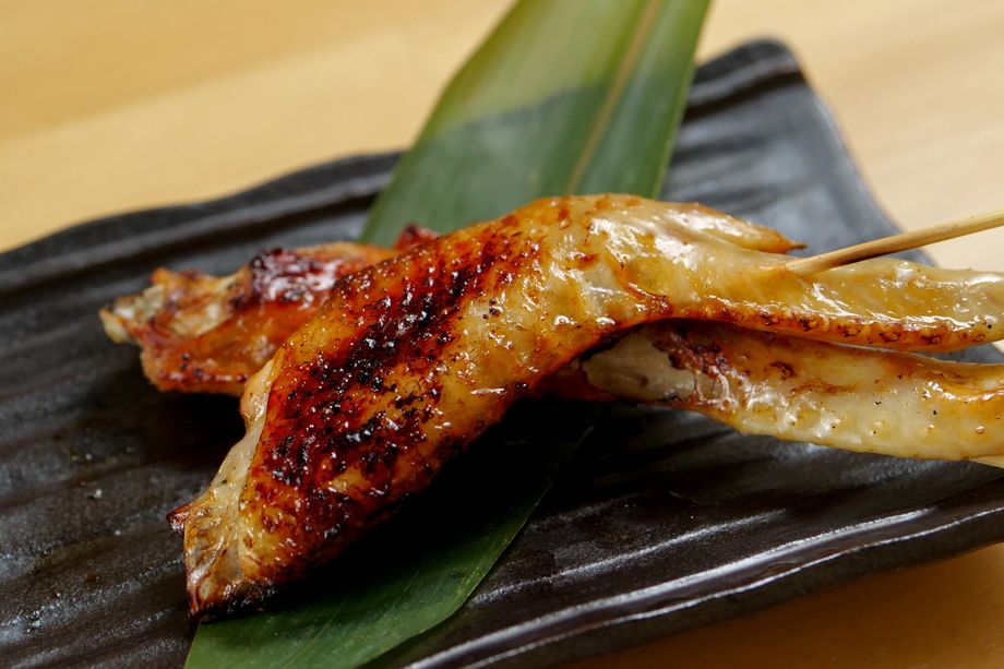 串の炭焼き　手羽先
