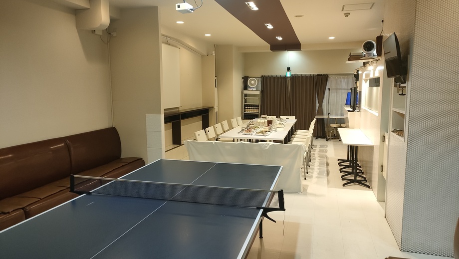 【店舗貸切】卓球プラン　デラックス３時間（料理１０品、飲放３時間）