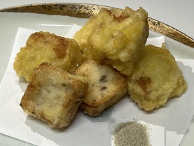 松茸しんじょうの天ぷら