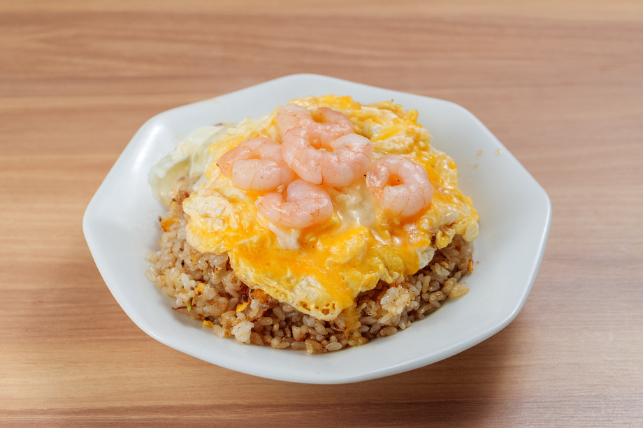 大ぶり海老炒飯