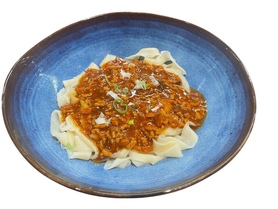 みそ肉のあんかけビャンビャン麺(炸酱麺)