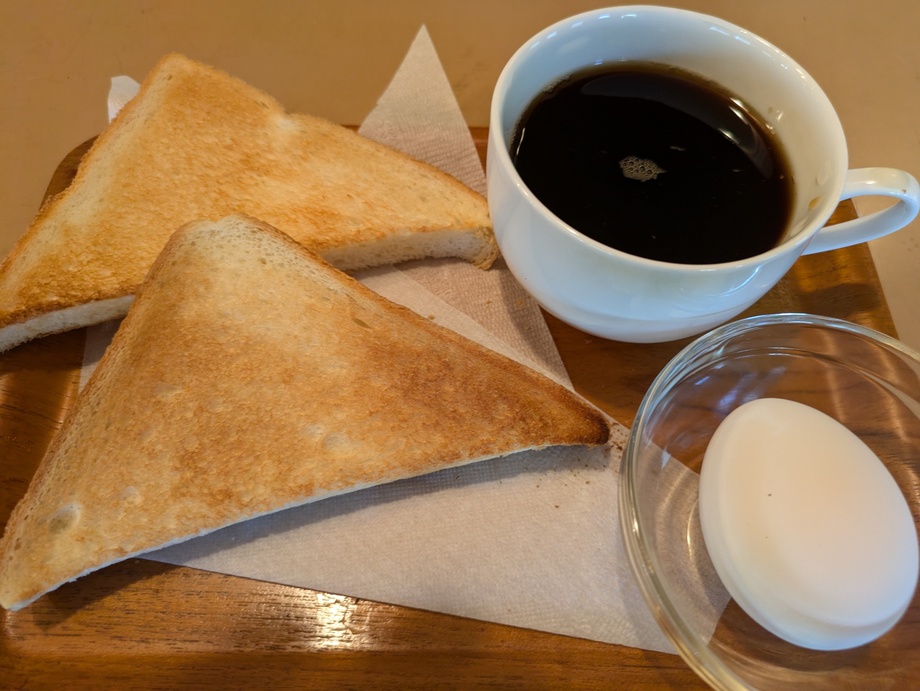 モーニングセット（290円）