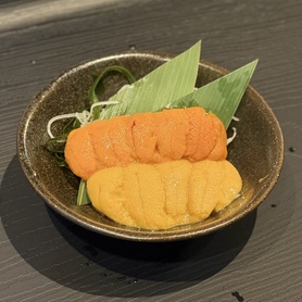 贅沢２種‼️ 北海道産 雲丹の食べ比べ