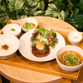 大根おろしのハンバーグ定食