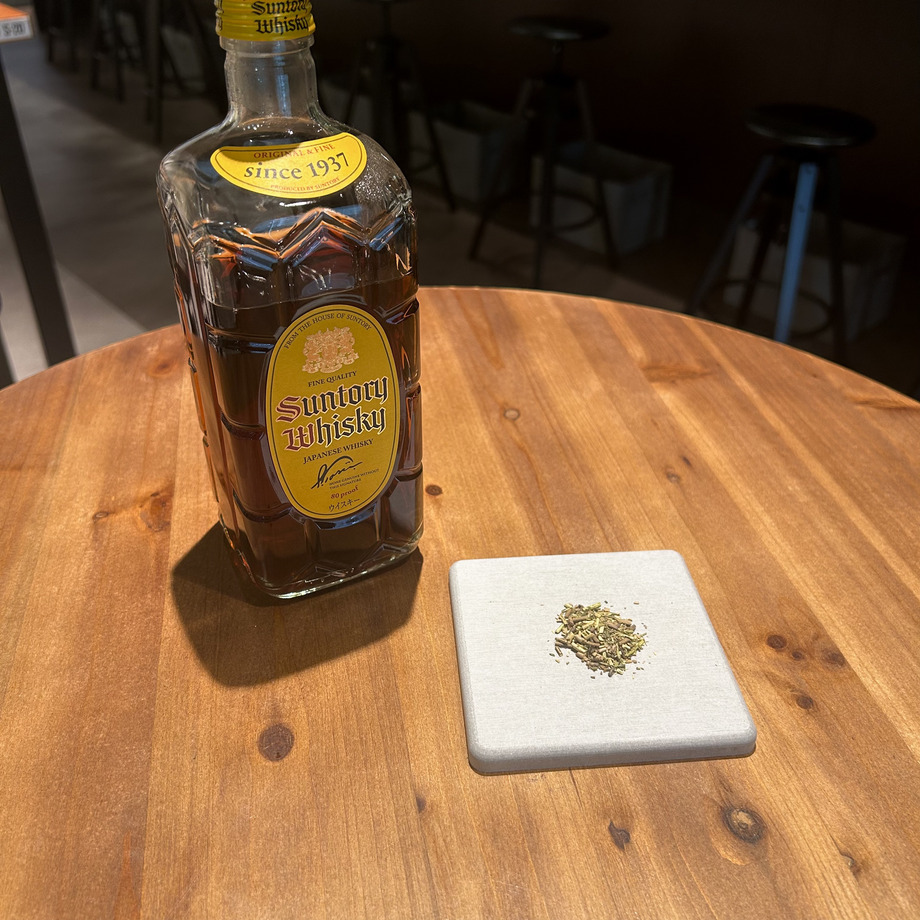 【自家製ほうじ茶ウィスキー】ウィスキー✖️やぶきた ソーダ割