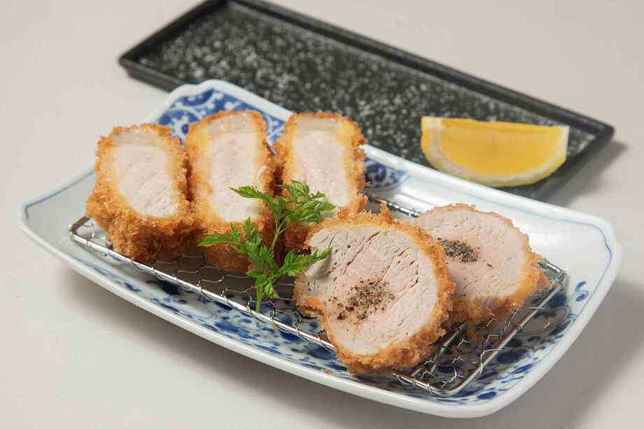 ハーフ＆ハーフ ロースハーフ、ヒレハーフの盛合わせ