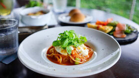 今週のパスタ・ミートソース