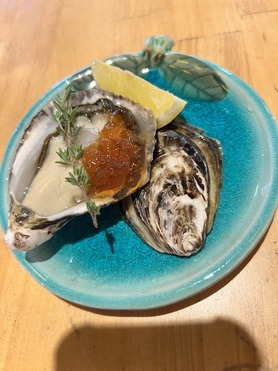 『夏の冷やし』生牡蠣のジュレポン酢乗せ