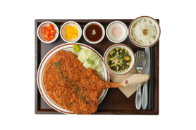 トマホークカツ定食