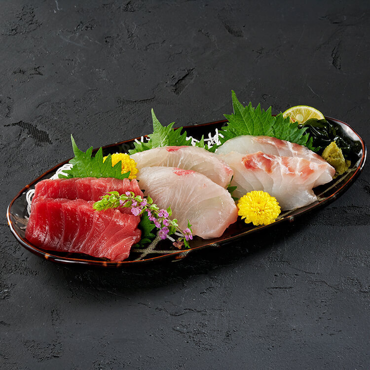 本日の鮮魚　刺身三点盛り