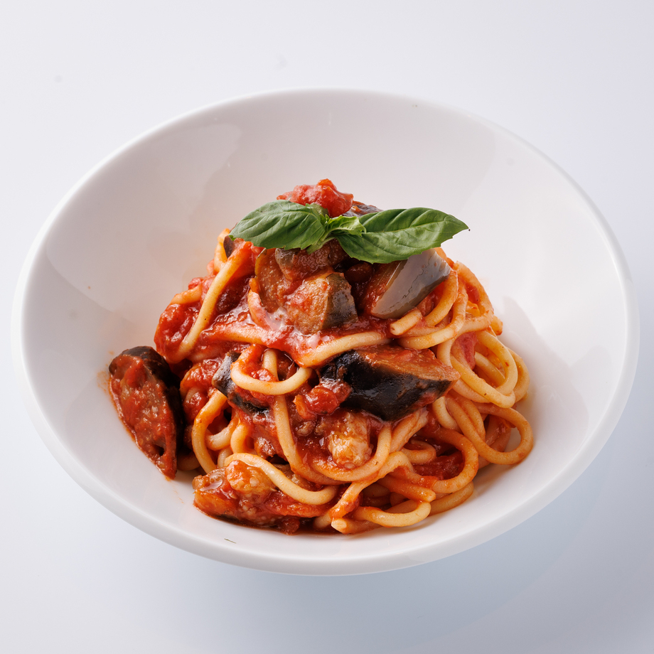 イタリア産トマトと茄子のスパイスポモドーロ