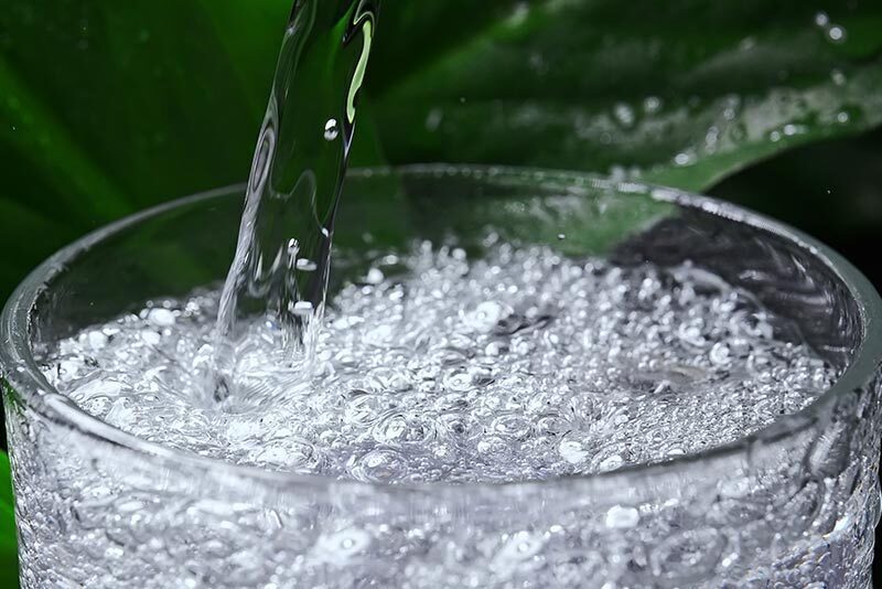 冷たい炭酸水