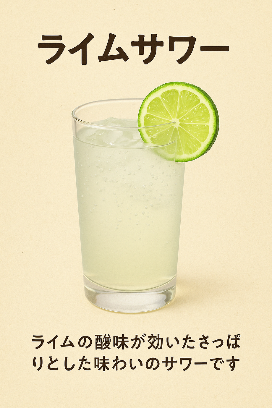 ライムサワー（飲み放題対象）