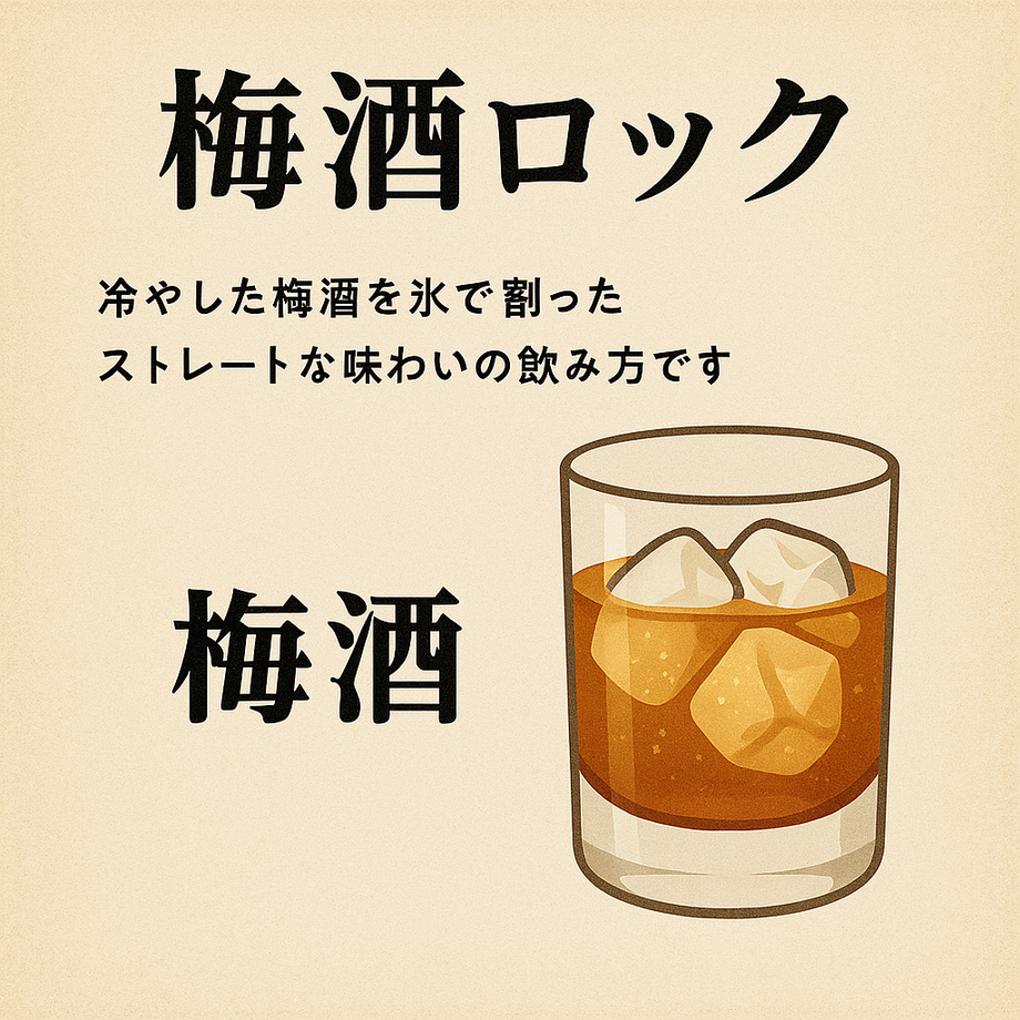 梅酒ロック（飲み放題対象）