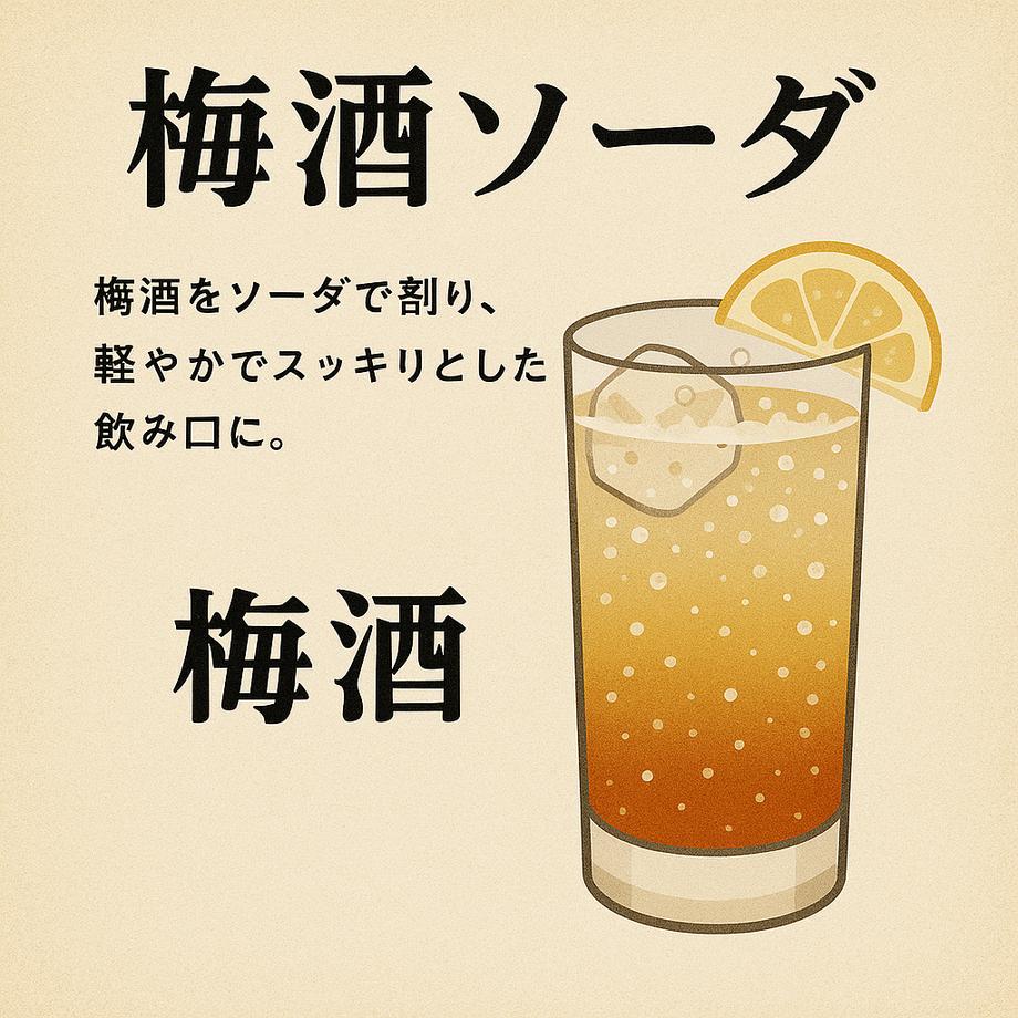 梅酒ソーダ（飲み放題対象）
