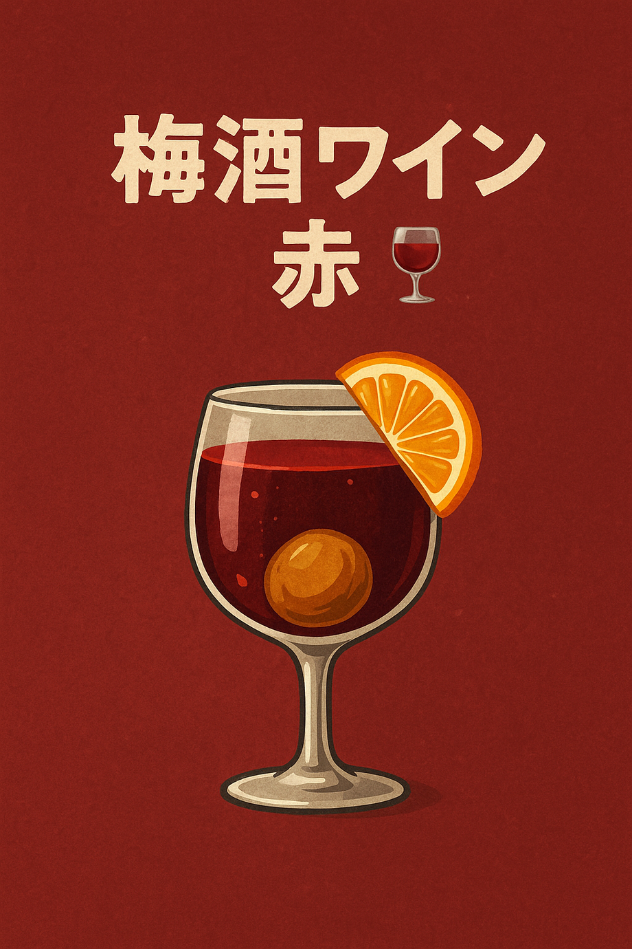 梅酒ワイン赤（飲み放題対象）