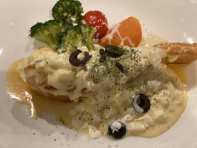 🐟グリルドサーモンのフレッシュタルタル添え