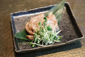 国産若鶏せせり焼き　大葉