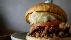⭐︎【ランチ限定】⭐︎和牛バーガーポテトドリンクセット　Wagyu Burger 