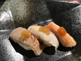 炙り３貫握