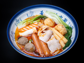 肉たっぷり麻辣湯【追加ビャンビャン麺サービス中】