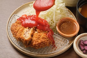 [ハラル]鶏キムカツ膳　チリソース