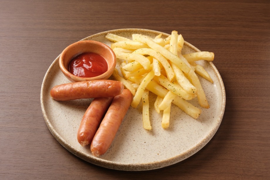 [ハラル]チキンソーセージ&ポテトフライ