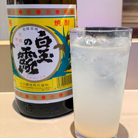 白玉の露　果汁たっぷりももサワー