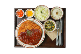 王様トンカツ定食