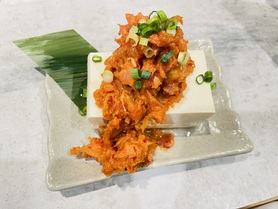 ネギトロキムチ豆腐