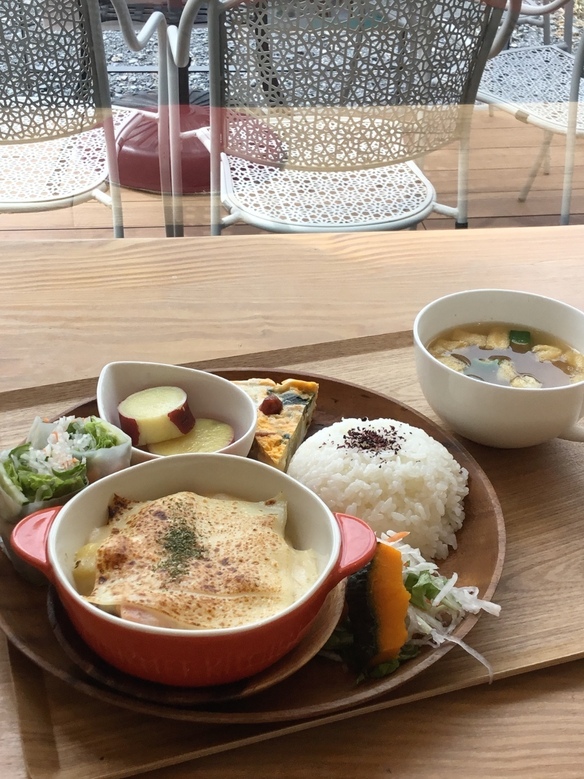 さつまいもグラタン　大人ランチ　