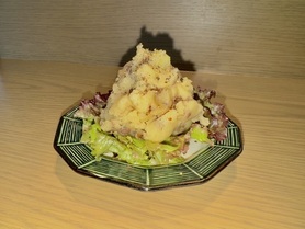 ハンバーガー屋のポテトサラダ