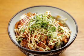 若鶏の唐揚げマヨ丼