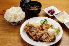 照り焼きチキン定食