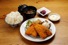 アジフライ定食