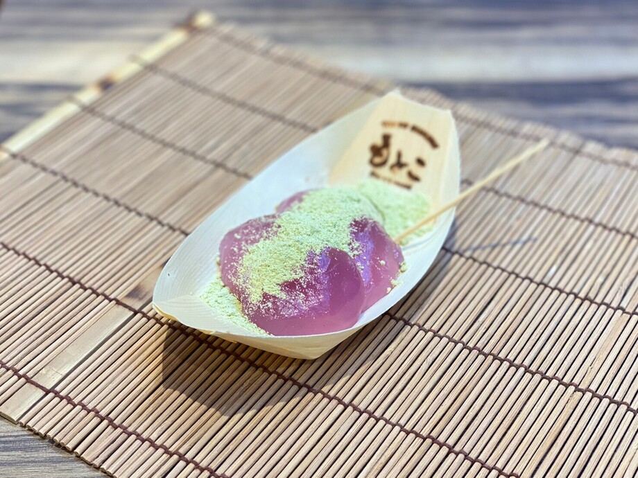 紫芋わらび餅4玉（イートインのみ）