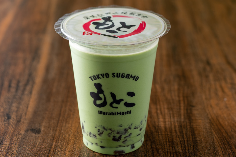 抹茶わらび餅ミルクティ